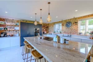 rustic industrial style kitchen